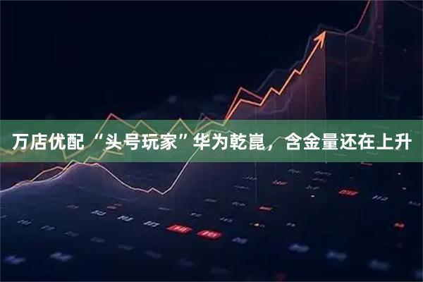 万店优配 “头号玩家”华为乾崑，含金量还在上升