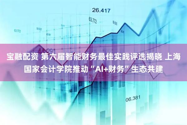 宝融配资 第六届智能财务最佳实践评选揭晓 上海国家会计学院推动“AI+财务”生态共建